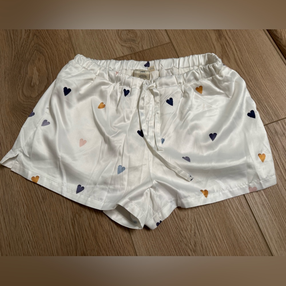Gelato Pique heart print sleep shorts